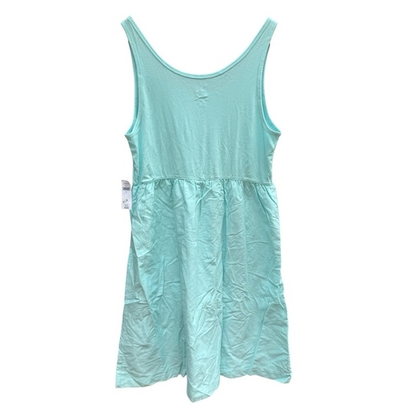 GAP Women’s Teal fit and flare lined dress size XL stretchy, cotton blend beach - Picture 5 of 12